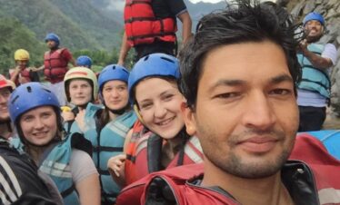 Rafting at Trishuli